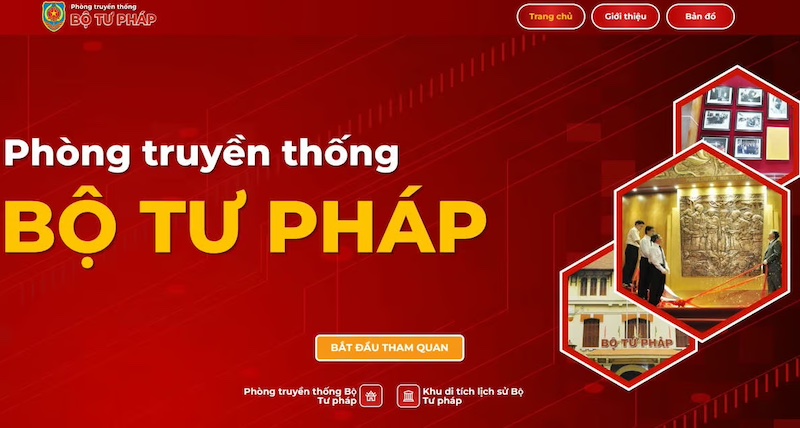 Truyền thống hào hùng của Bộ, ngành Tư pháp qua công nghệ thực tế ảo